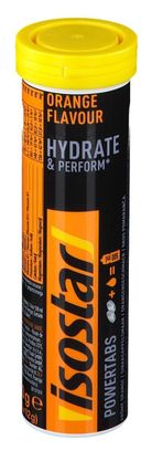 Boisson énergétique Isostar Power Tabs Orange - 10 pastilles