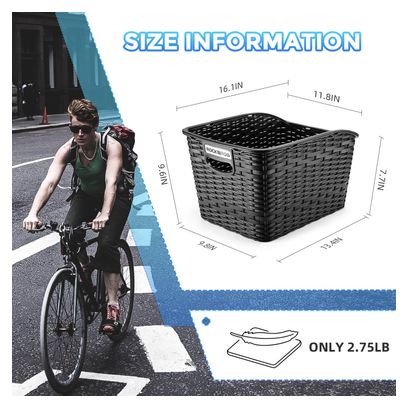 Panier Vélo Arrière ROCKBROS 30L Durable