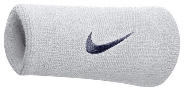 Nike Swoosh Doublewide Frottee Stirnband Weiß Unisex