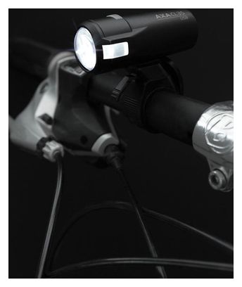 AXA phare Compactline usb 20 lux noir