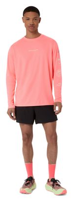 Maglietta da trail Asics Fujitrail con logo rosso da uomo