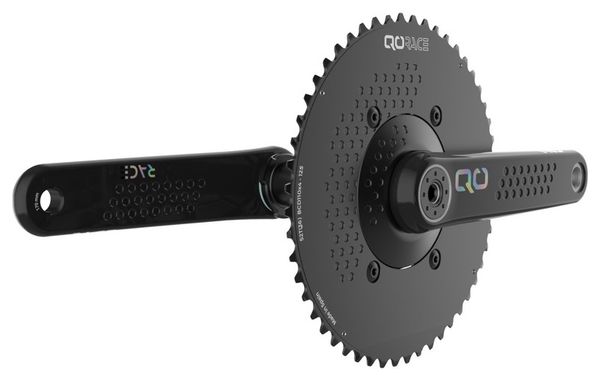Manivelles carbone avec axe QO RACE Noir