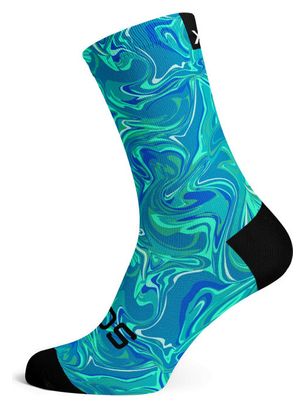 Paire de Chaussettes - Marble Blue Socks