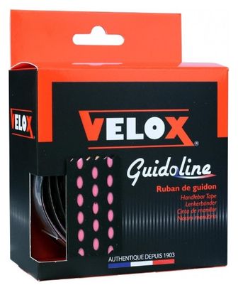Guidoline Velox bi color 3.0 noir/rose - epaisseur 3.5mm