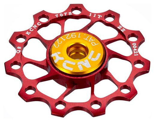Jockey Wheel KCNC Ultra Roulement Céramique Rouge 13 Dents