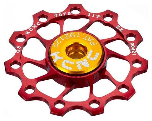 Jockey Wheel KCNC Ultra Roulement Céramique Rouge 13 Dents