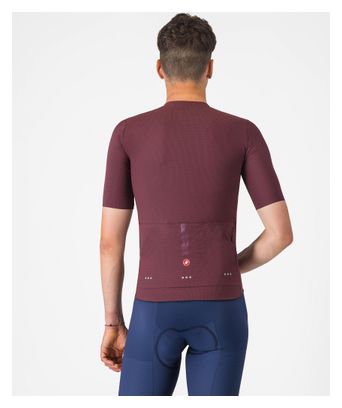 Maglia Castelli Premio Evo Bordeaux a manica corta