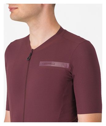Maglia Castelli Premio Evo Bordeaux a manica corta
