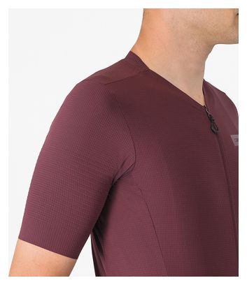 Maglia Castelli Premio Evo Bordeaux a manica corta