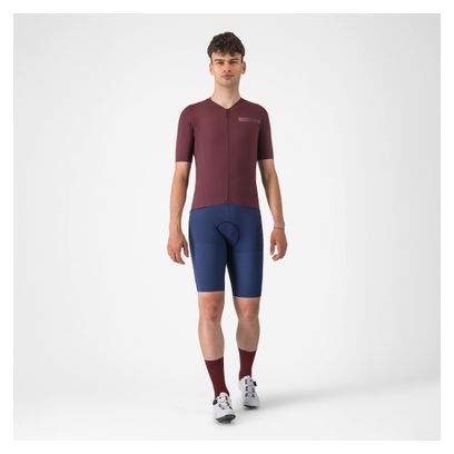 Maglia Castelli Premio Evo Bordeaux a manica corta
