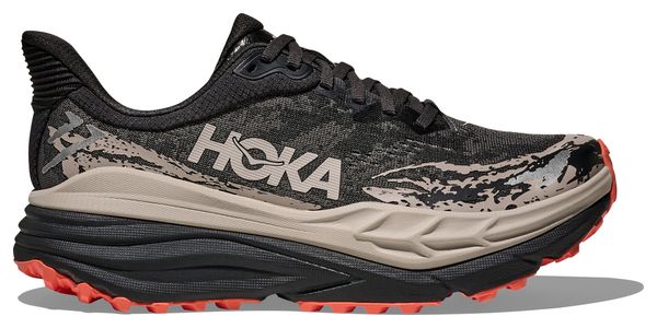 Hoka Stinson 7 Black/Gray Women's Trail Shoes