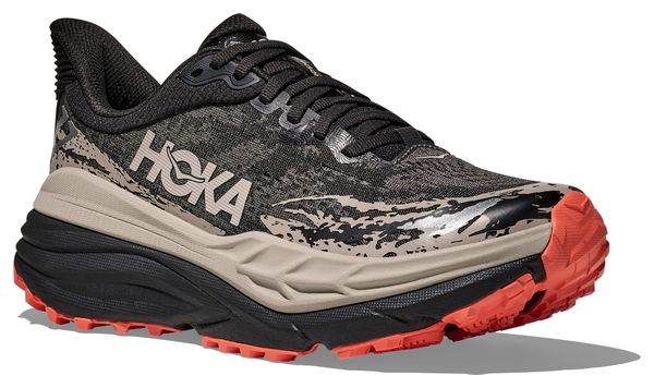 Hoka Stinson 7 Black/Gray Women's Trail Shoes