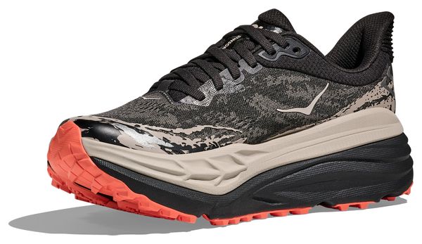 Hoka Stinson 7 Black/Gray Women's Trail Shoes
