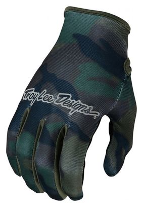 Guanti Troy Lee Designs Flowline Brushed Camo Army Green