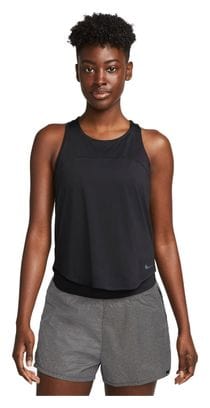 Camiseta de tirantes Nike Dri-Fit Run Division Negro para mujer