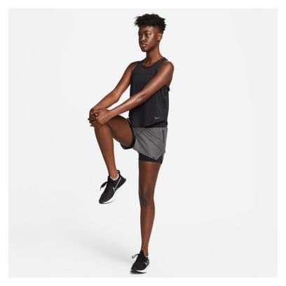 Camiseta de tirantes Nike Dri-Fit Run Division Negro para mujer