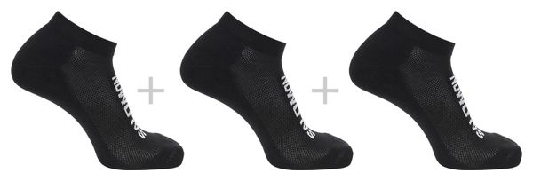 Lote de 3 Pares de Calcetines Salomon Everyday Low Unisex Negro