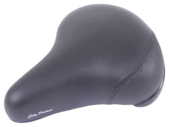 EDGE Selle de vélo Ville Protect - Avec protection d'angle - Noir