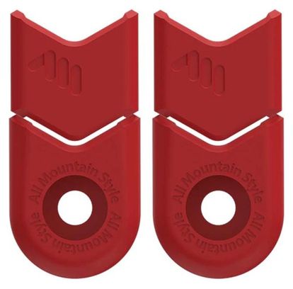 All Mountain Style Crank Defender Crank Protector Red
