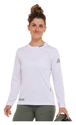 Maglia Dharco Gravity donna a manica lunga bianca