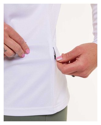 Dharco Gravity Maillot de manga larga para mujer Blanco