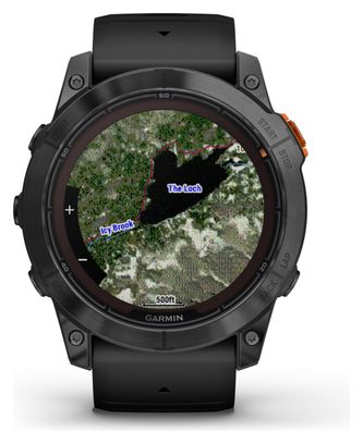 Montre de Sport Garmin fēnix 7X Pro Solar Edition Gris Slate Noir