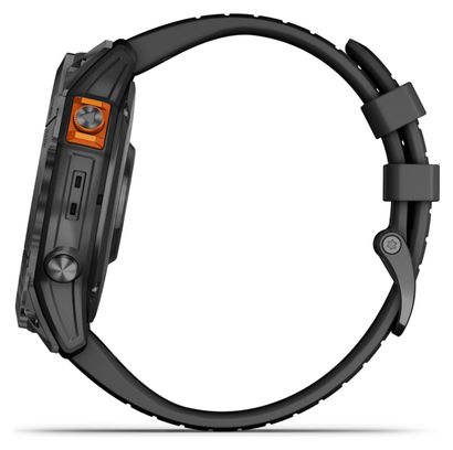 Montre de Sport Garmin fēnix 7X Pro Solar Edition Gris Slate Noir