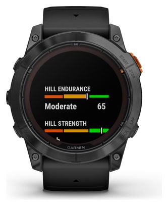 Montre de Sport Garmin fēnix 7X Pro Solar Edition Gris Slate Noir