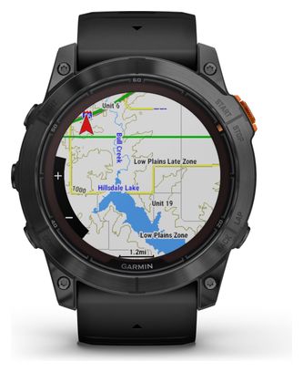 Montre de Sport Garmin fēnix 7X Pro Solar Edition Gris Slate Noir
