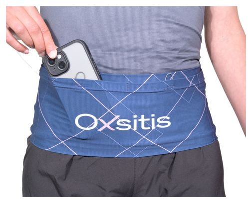 Oxsitis <p> <strong>Slimbelt Gravity</strong></p>Cinturón de Trail Unisex Azul/Rosa