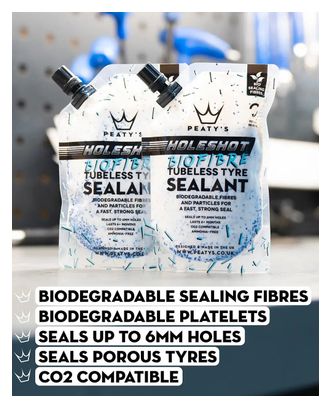 Peaty's Holeshot Tubeless Umrüstkit DH &amp; Enduro MTB Breit 35 mm