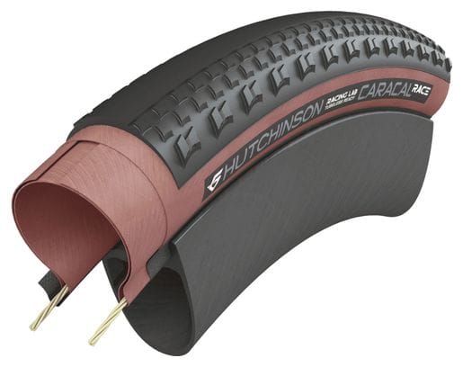 Hutchinson Caracal Race Racing Lab Gravel Tire 700 mm Tubeless Ready Folding Mach Tread 3.0 Beige Sidewall