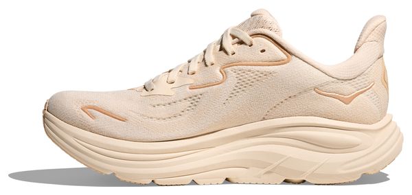 Chaussures Running Hoka Clifton 10 Beige Femme