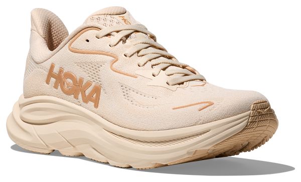 Chaussures Running Hoka Clifton 10 Beige Femme