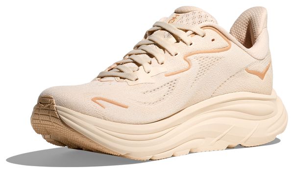 Chaussures Running Hoka Clifton 10 Beige Femme