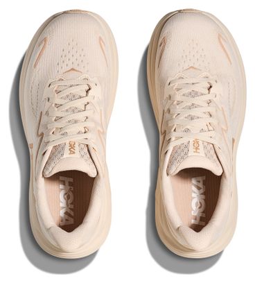 Chaussures Running Hoka Clifton 10 Beige Femme
