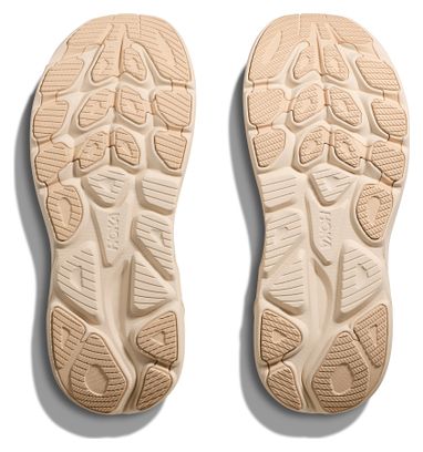 Chaussures Running Hoka Clifton 10 Beige Femme