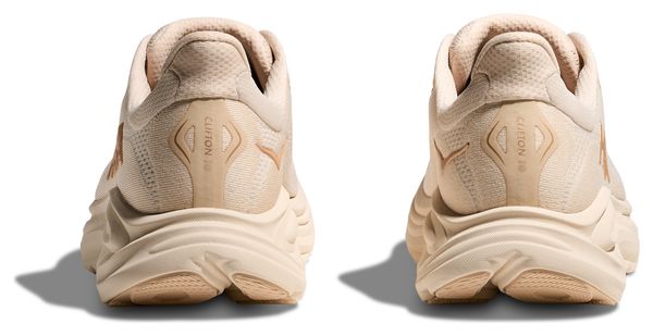 Chaussures Running Hoka Clifton 10 Beige Femme