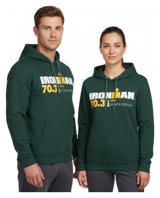 Felpa con cappuccio verde Ironman 70.3 Venice-Jesolo