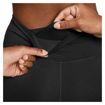 Nike One Seamless Front lange legging voor dames, zwart