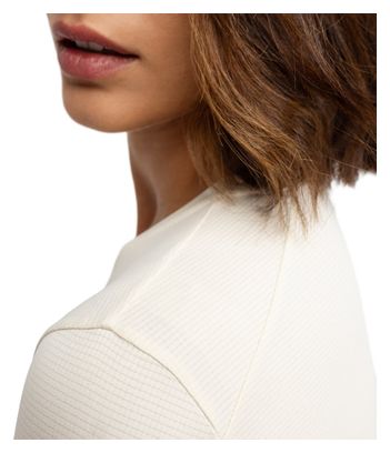 T-shirt randonnée manches longues femme Wander Sand Beige