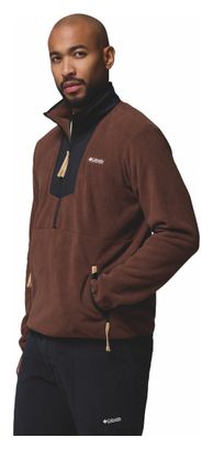 Polaire Columbia 1/2 Zip Sequoia Grove Brun Homme