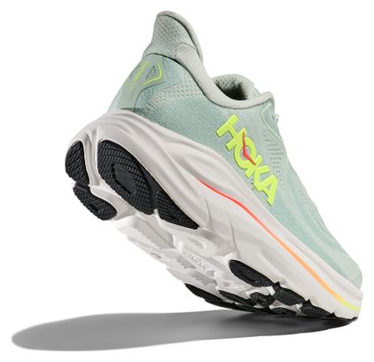 Chaussures Running Hoka Clifton 10 Vert/Jaune Femme