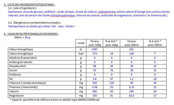 Boisson énergétique Isostar Hydrate & Perform Orange - 560g
