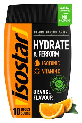 Boisson énergétique Isostar Hydrate & Perform Orange - 560g