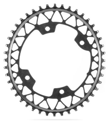 AbsoluteBlack Narrow Wide Oval Chainring Gravel 110/4 BCD 12 S Grey