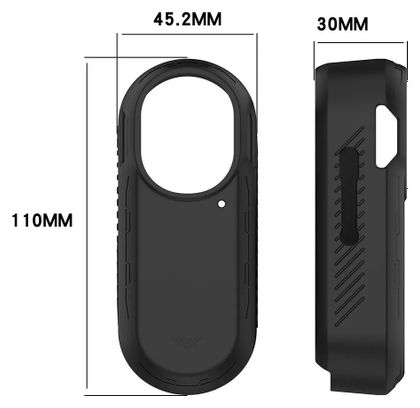 Etui de protection en silicone pour feu arrière caméra Garmin Varia RCT715