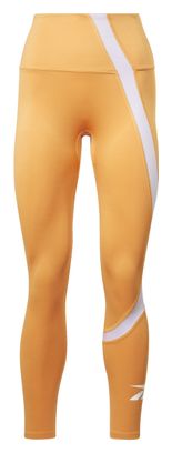 Lange Tights Reebok Vector Workout Ready Women Orange / Weiß