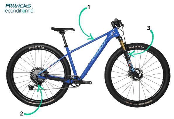 Producto reacondicionado - MTB Semirrígido Pivote LES SL Shimano XTR 12V 29' Azul 2022