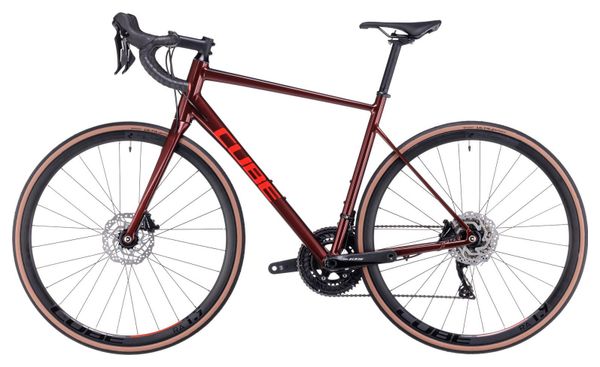Cube Attain SLX Road Bike Shimano 105 11S 700 mm Deep Red 2023